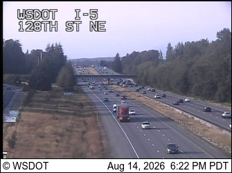 I-5 at MP 203.3: 128th St NE