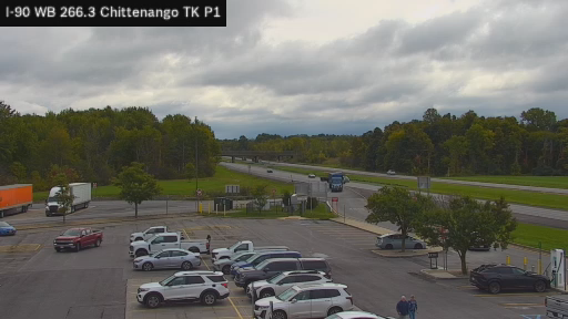 I-90 MP 266.30 WB at Chittenango Service Area Truck Park 1
