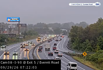 I-90 at Exit 5 (Everett Road)