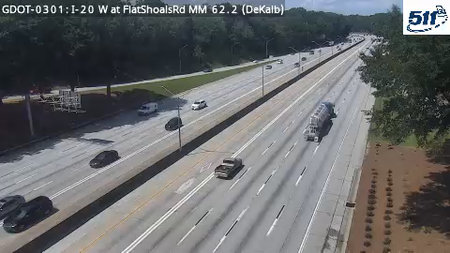 GDOT-0301: I-20 W at FlatShoalsRd MM 62.1 (DeKalb)