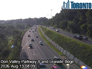 Don Valley Parkway near Millwood Road