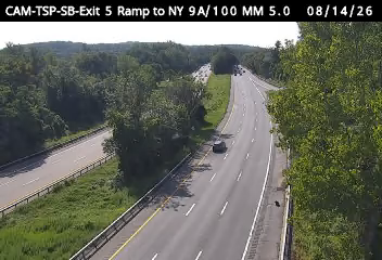 Taconic State Parkway at Exit 5 Ramp NY 9A/100