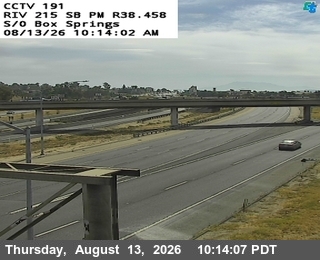 I-215 : (191) s/o Box Springs Road