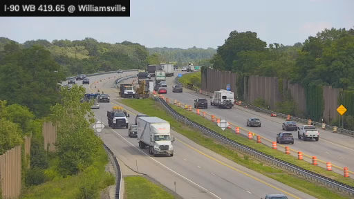 I-90 MP 419.65 WB at Interchange 50 (Williamsville Toll Gantry)