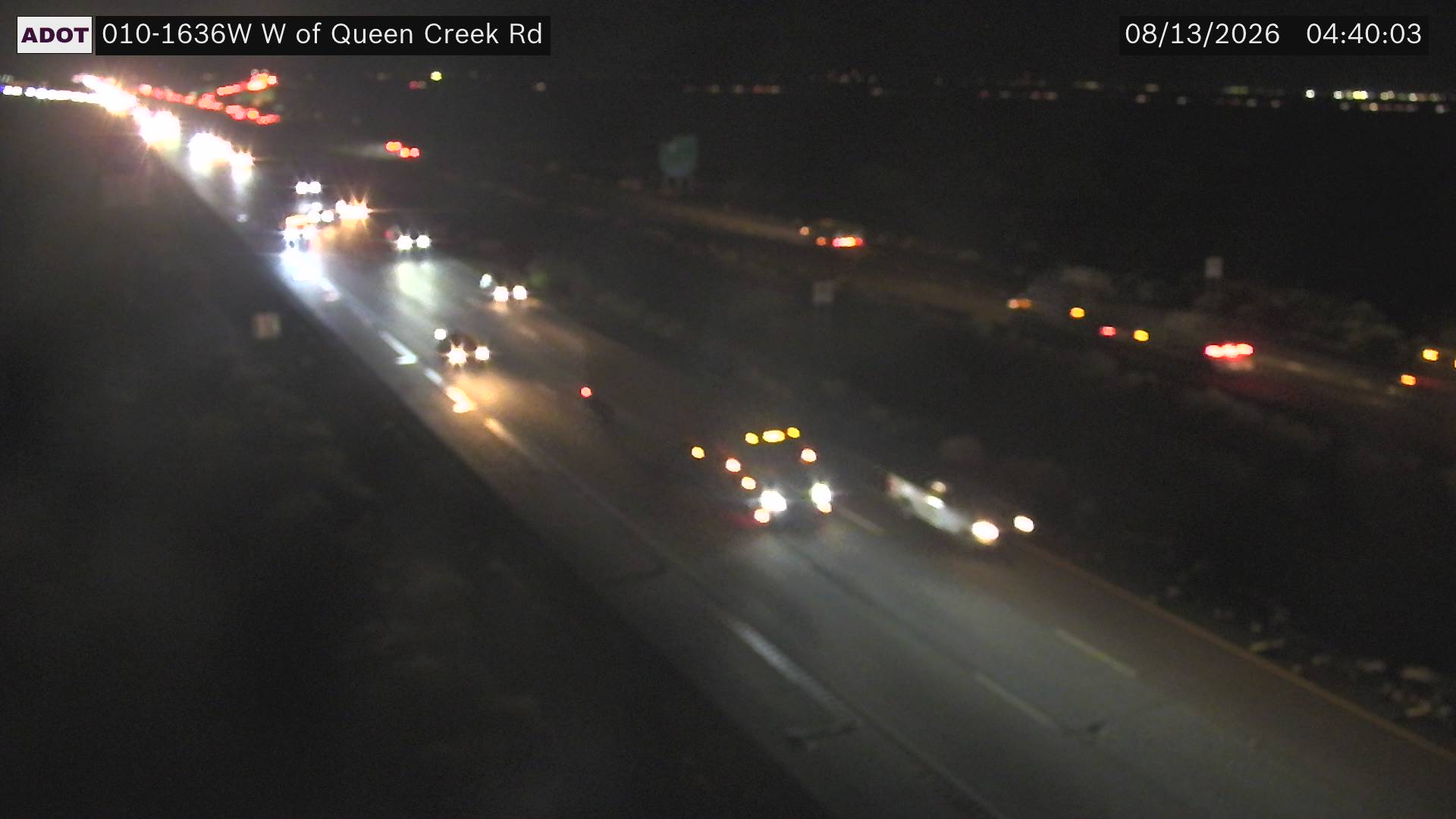 I-10 - I-10 @W of Queen Creek Rd