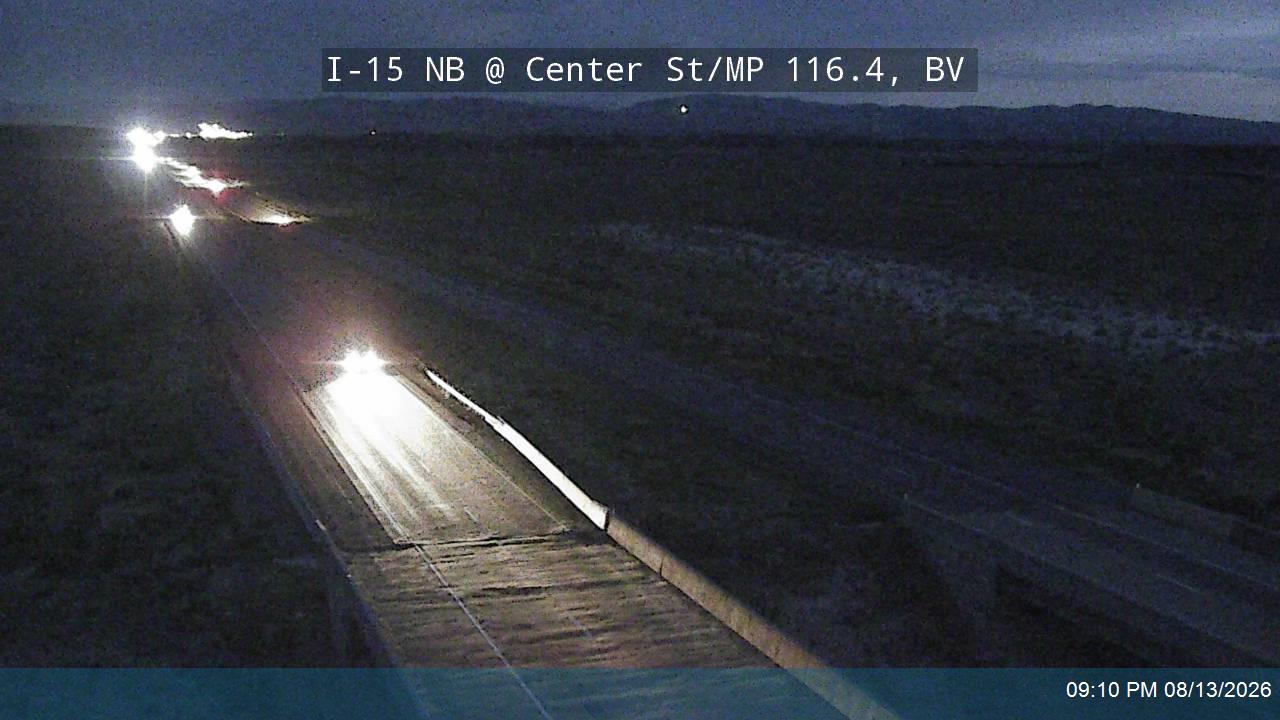 I-15 NB @ Center St / MP 116.4, BV