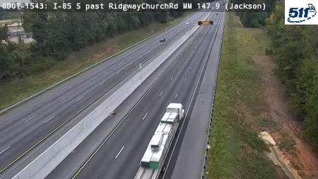 GDOT-1543: I-85 S past RidgewayChurchRd MM 147.9 (Jackson)
