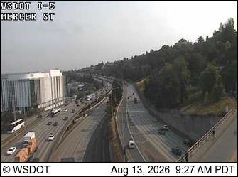 I-5 at MP 167: Mercer St