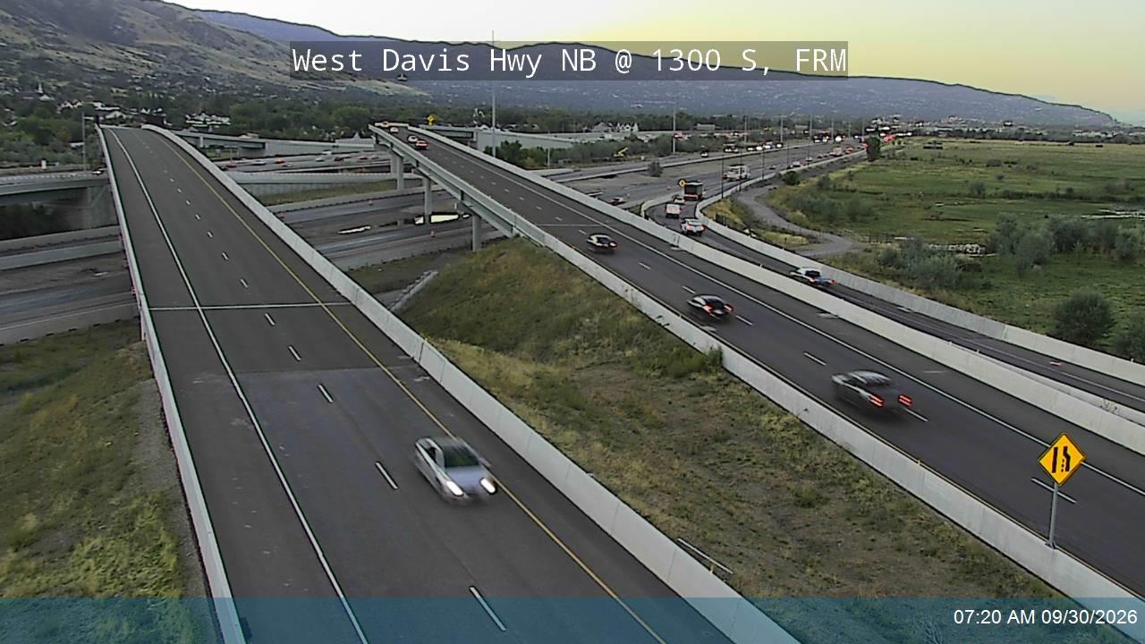 West Davis Hwy / SR-177 NB @ 1300 S / MP 0.0, FRM