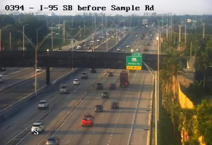 I-95 SB before NW 36th Street