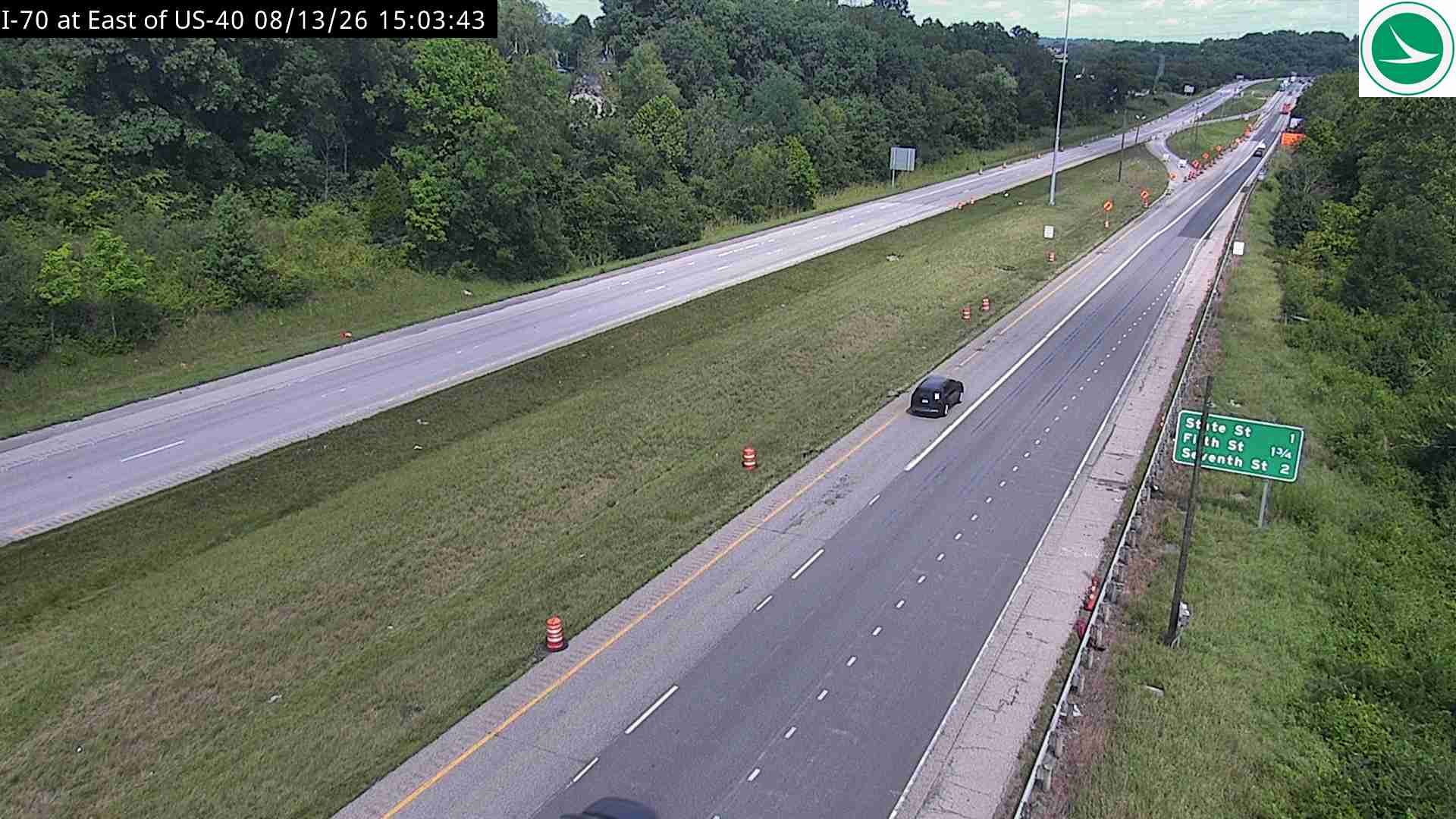 I-70 at East of US-40, Exit 152