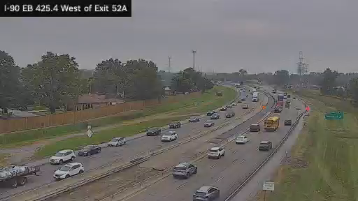 I-90 MP 425.41 EB West of Interchange 52A (William St)