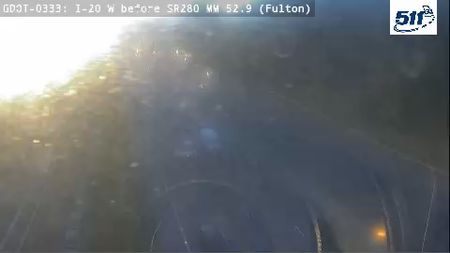 GDOT-0333: I-20 W before SR280 MM 52.9 (Fulton)