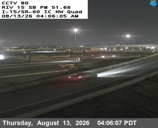I-15 : (80) SR-60 NW Quad