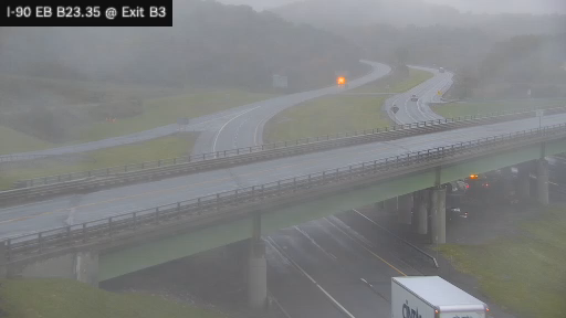 I-90 MP 023.35 EB Berkshire Connector at Interchange B3 (Austerlitz/New Lebanon)