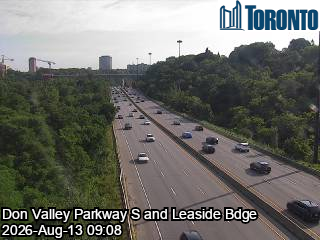Don Valley Parkway near Beachwood Crescent