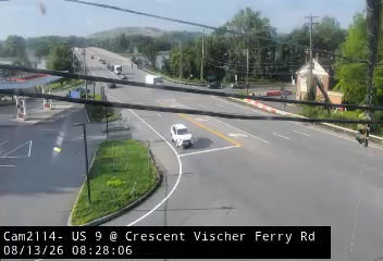 US 9 at Crescent Vischer Ferry Road