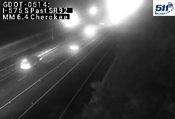 GDOT-0514: I-575 S past SR92 MM 6.4 (Cherokee)