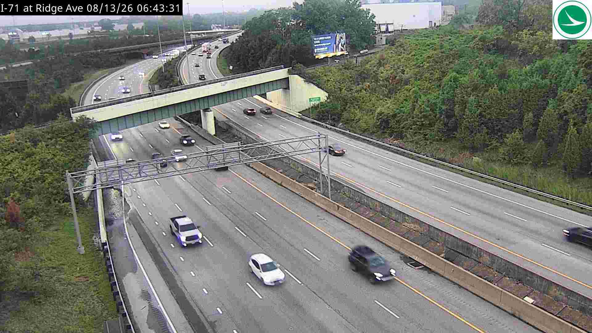 I-71 at Ridge Ave