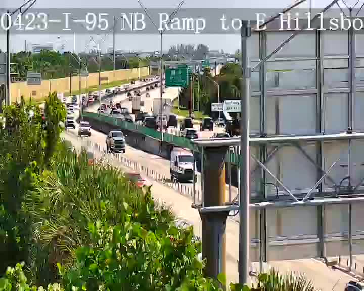 I-95 NB @ Hillsboro Blvd EB Off Ramp