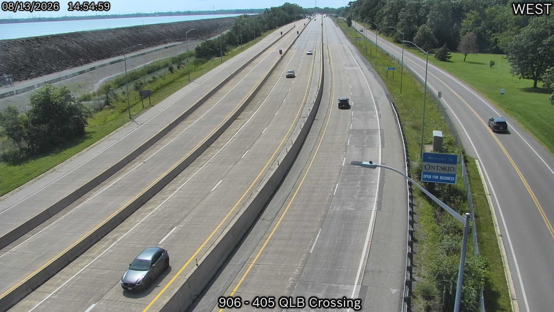 Highway 405 at Queenston Lewiston Bridge