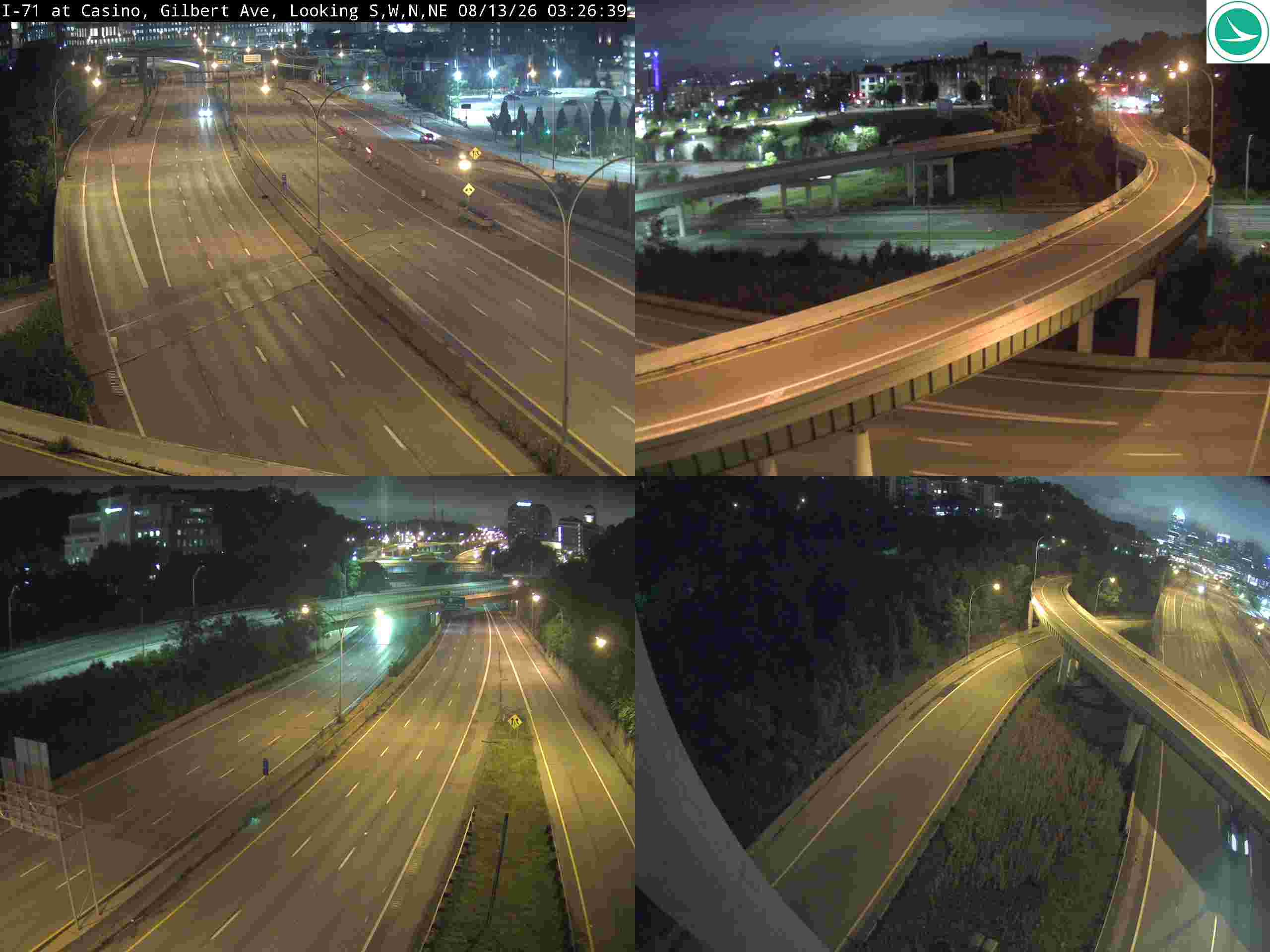I-71 at Casino, Gilbert Ave