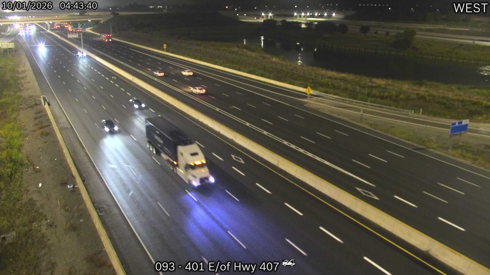 Highway 401 East of Highway 407 ETR