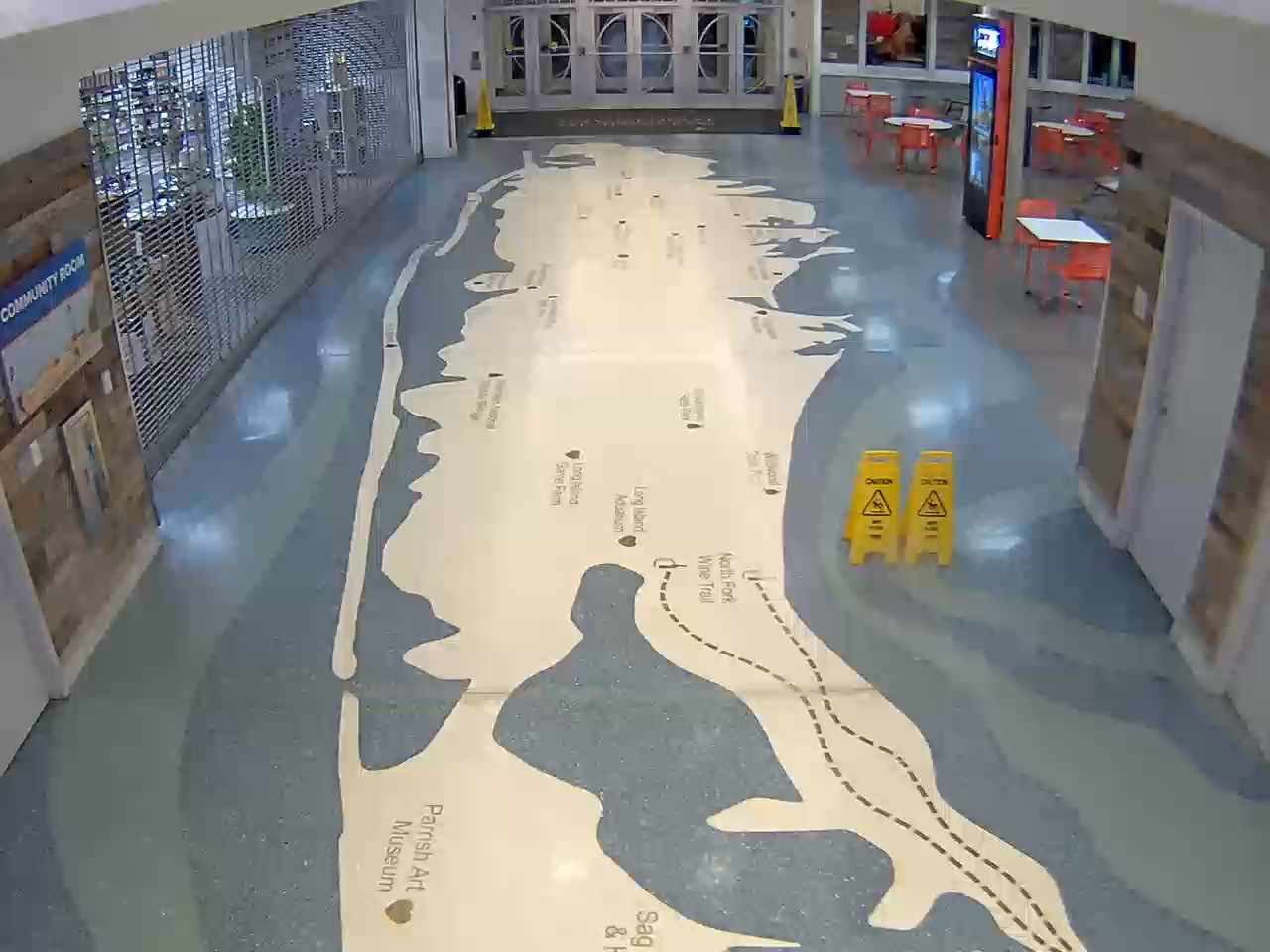 LIE Welcome Center Main Hallway Floor Map