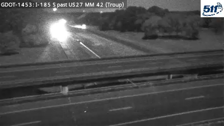 GDOT-1453: I-185 S past US27 MM 42 (Troup)