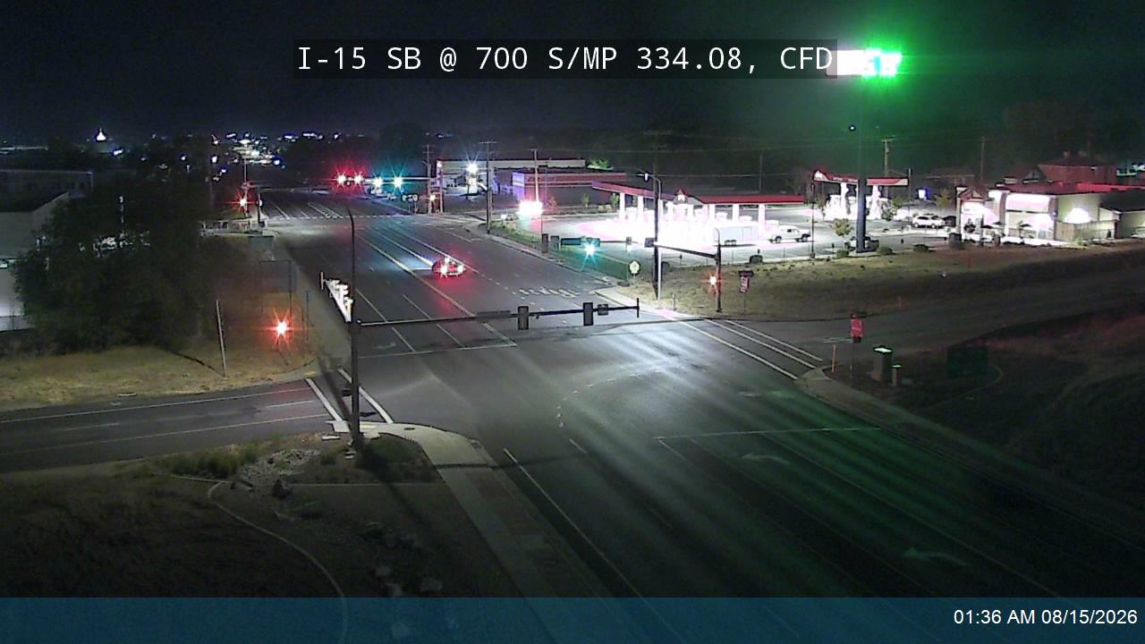 I-15 SB @ 700 S / SR-193 / MP 334.08, CFD