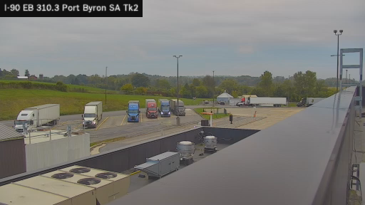 I-90 MP 310.3 EB Port Byron Service Area Truck Park 2