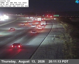 I-15 : (97) 0.1 Miles S of Sierra