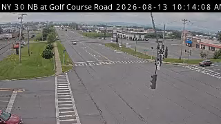NY 30 NB at Golf Course Road
