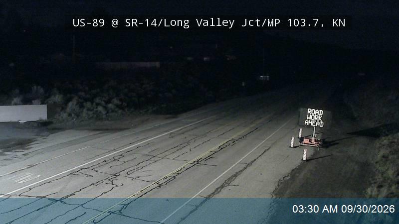 US-89 @ SR-14 / Long Valley Jct / MP 103.7, KN