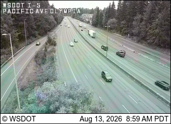 I-5 at MP 107.2: Pacific Ave (Olympia)