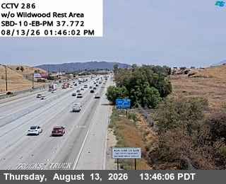 I-10: (286) w/o Wildwood Rest Area