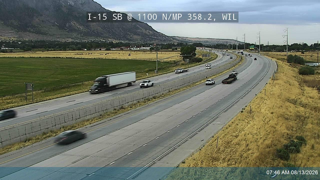 I-15 SB @ 1100 N / MP 358.2, WIL