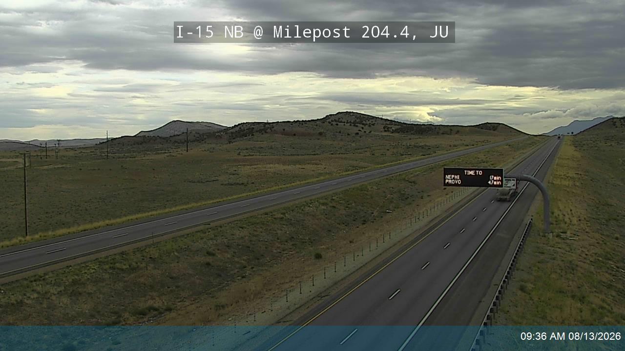 I-15 NB @ Milepost 204.4, JU                                                                        