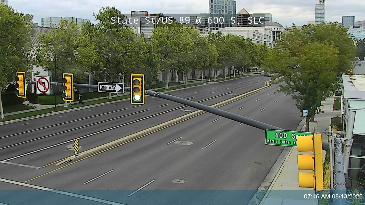 State St / US-89 @ 600 S / Martin Luther King Jr Blvd / SR-269, SLC                                 