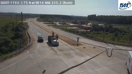 GDOT-1193: I-75 N at SR16 MM 205.2 (Butts)