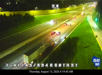 I-41/43/894  - I-41/43/894 at 60th St