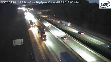 GDOT-0436: I-75 N before SkipSpannConn MM 270.3 (Cobb)
