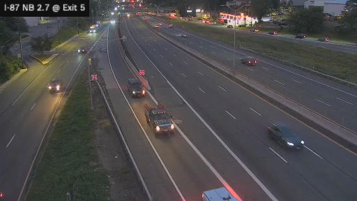 I-87 MP 002.70 NB at Interchange 5 (Yonkers)