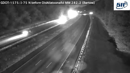 GDOT-1575: I-75 N before OldAllatoonaRd MM 282.2 (Bartow)