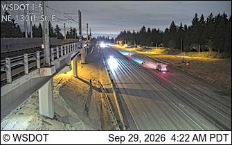 I-5 at MP 173.8: NE 130th St