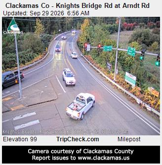 Clackamas Co - Knights Bridge Rd at Arndt Rd