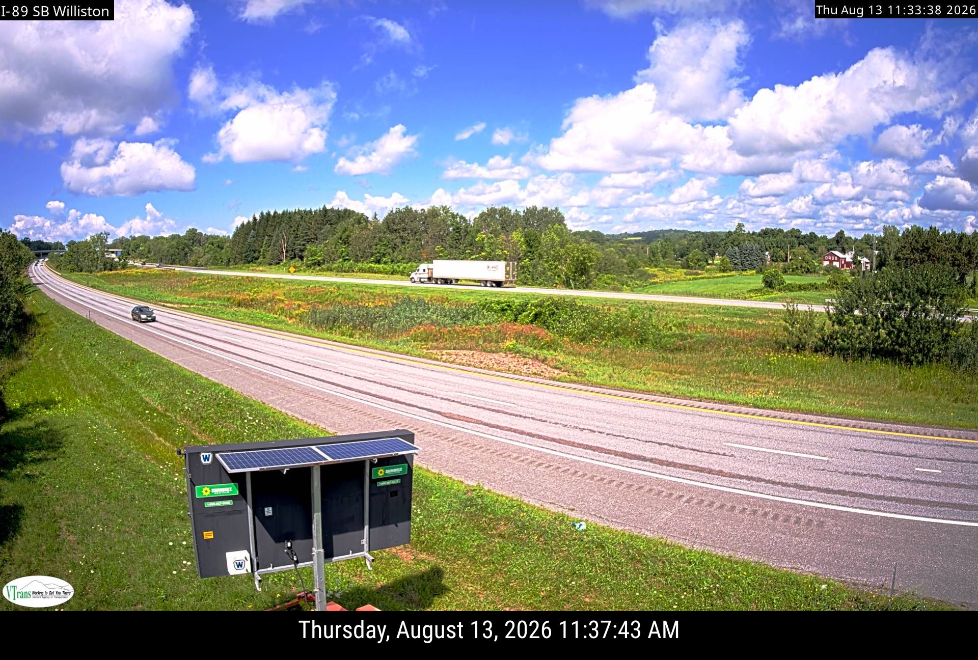 I-89 MM 81.35 SB WILLISTON