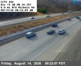 I-15 : (334) 0.9 Miles North of Nichols Road