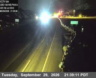 CA-138 - SR-138 : (384) 0.15 Miles East of SR-2 - West
