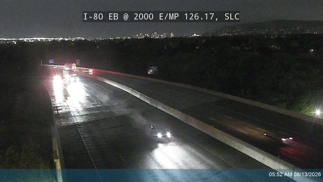I-80 EB @ 2000 E / MP 126.17, SLC